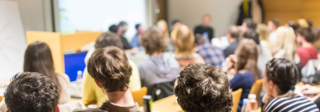 Etudiants dans un amphi