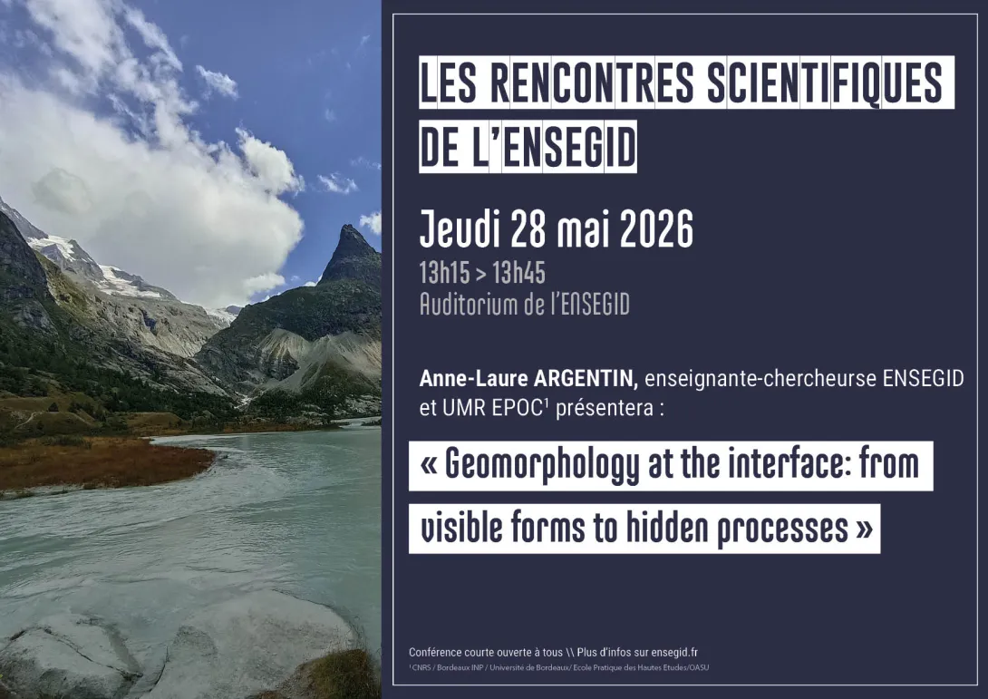 Rencontre scientifique Anne-Laure Argentin