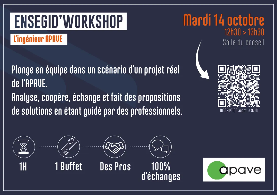 ENSEGID'Workshop - l'ingénieur APAVE