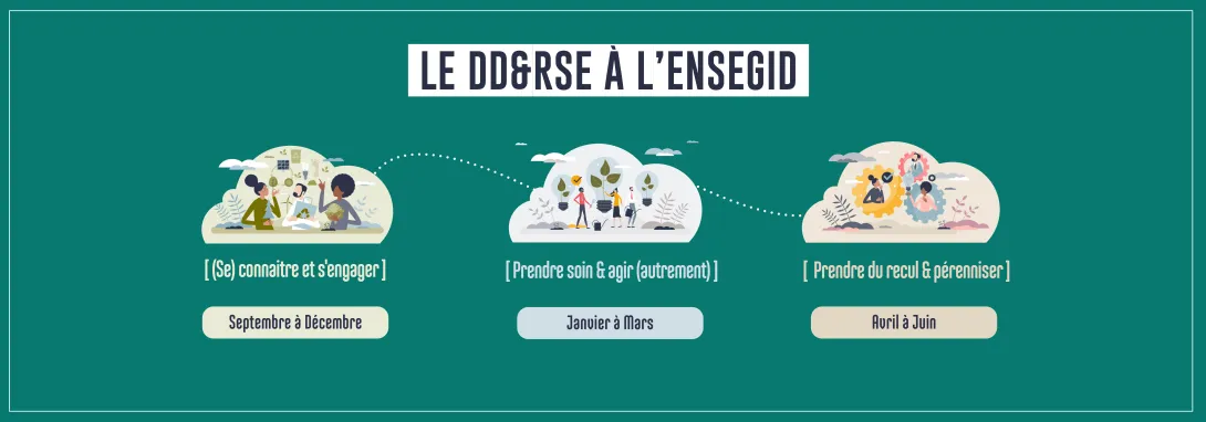 La demi-heure DD&RSE de l’ENSEGID : une demi-heure pour échanger, (se) comprendre et avancer ensemble