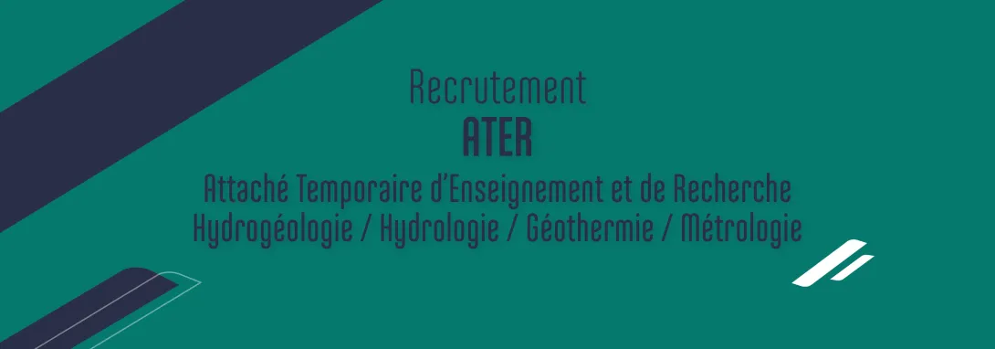 Recrutement d'unun Attaché Temporaire d’Enseignement et de Recherche (ATER) pour 2024-2025