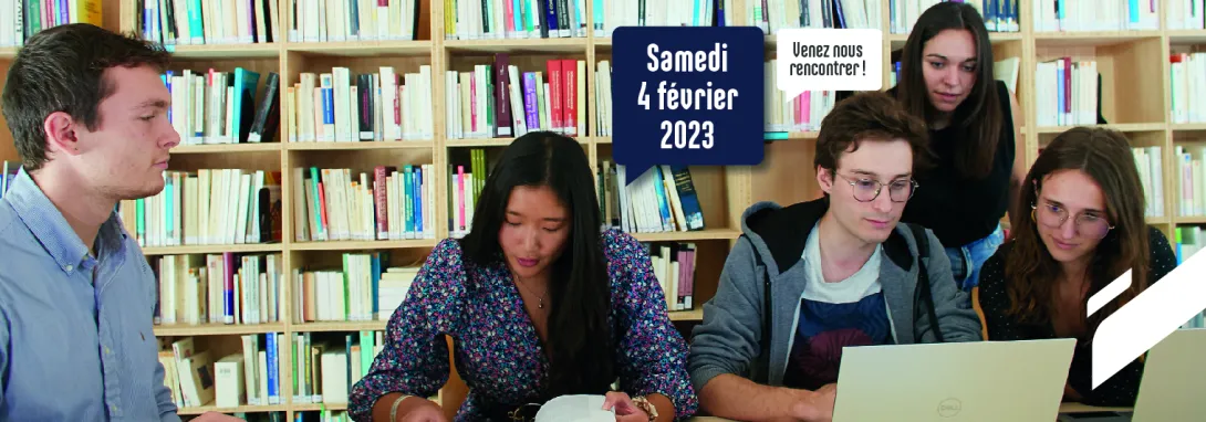 Visuel de La journée Portes ouvertes de l'ENSEGID samedi 4 février 2023
